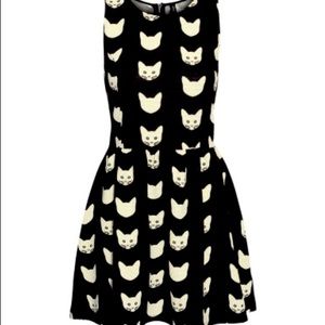 h&m cat skater skirt dress
